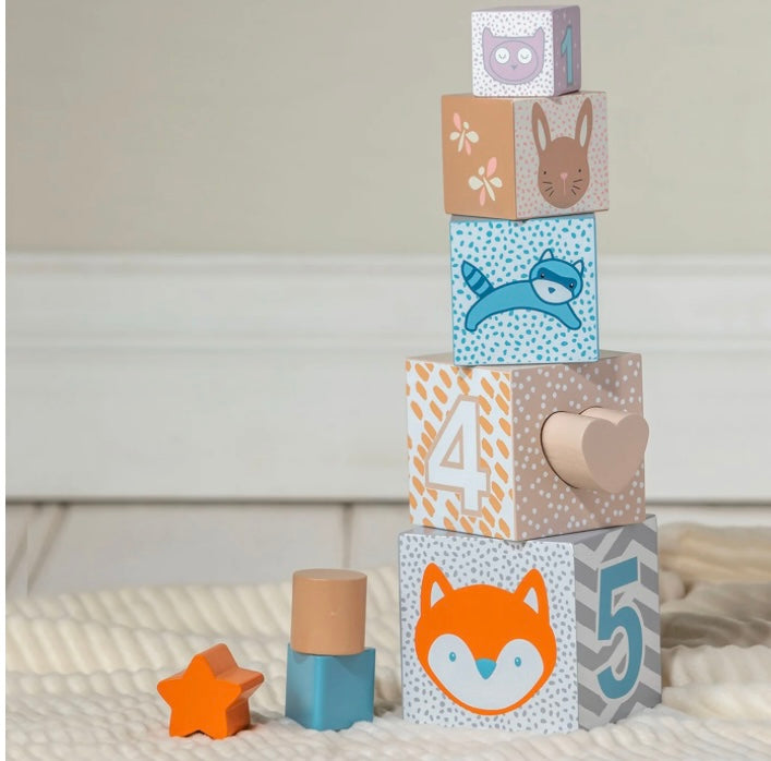 Wooden Nesting + Stacking Blocks Leika