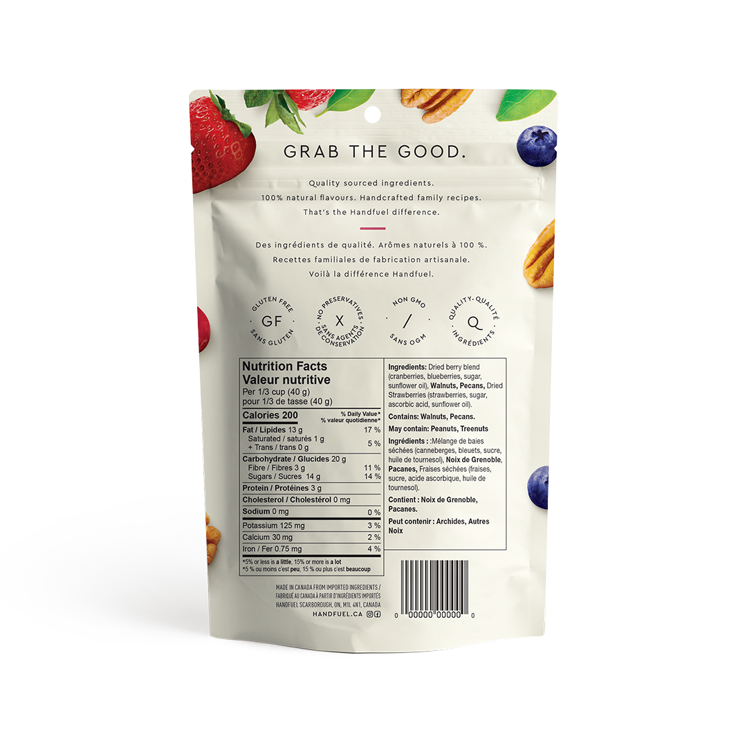 Raw Nuts & Wild Berries 150g