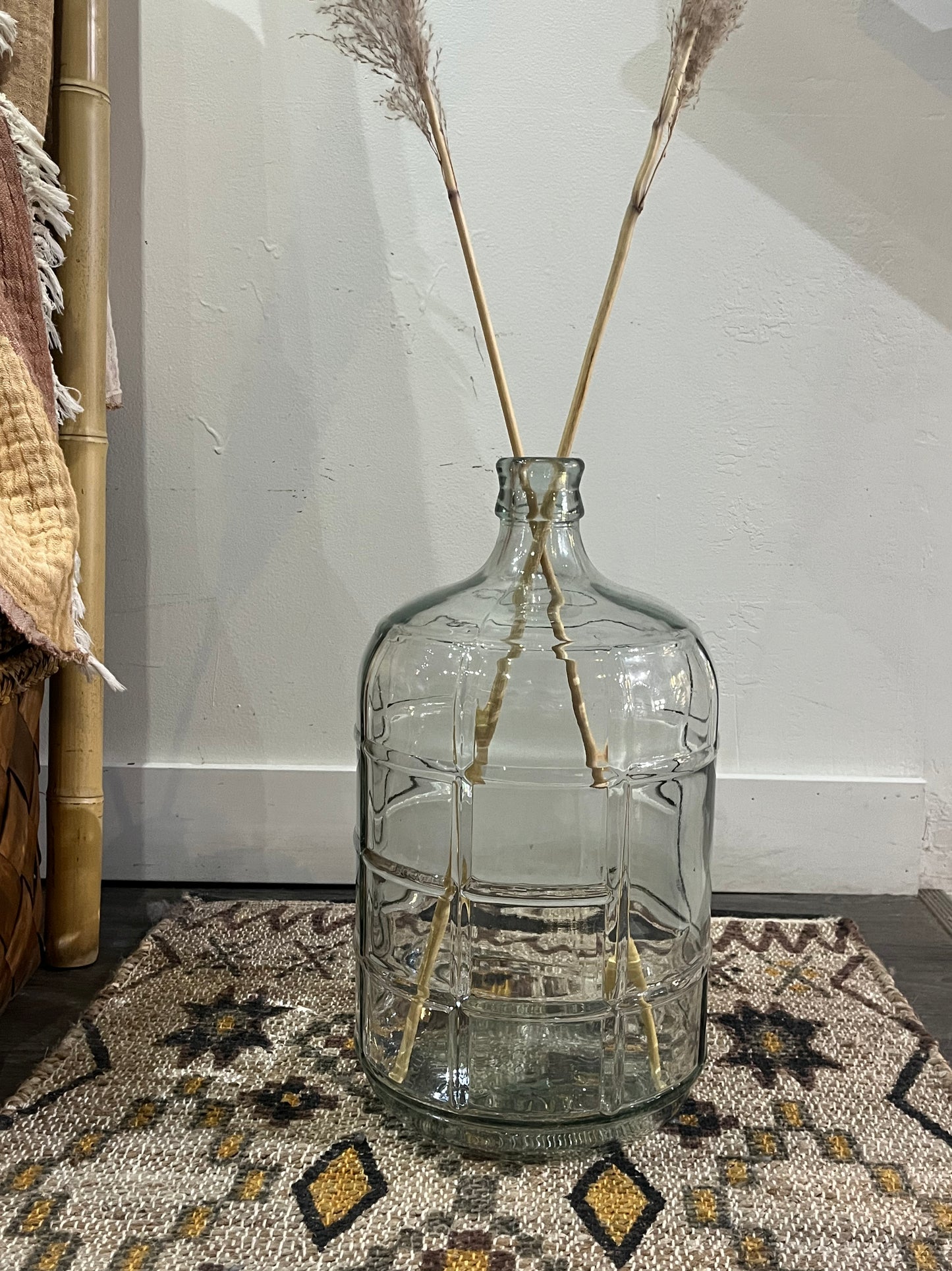 Glass Vase Jug Large EA