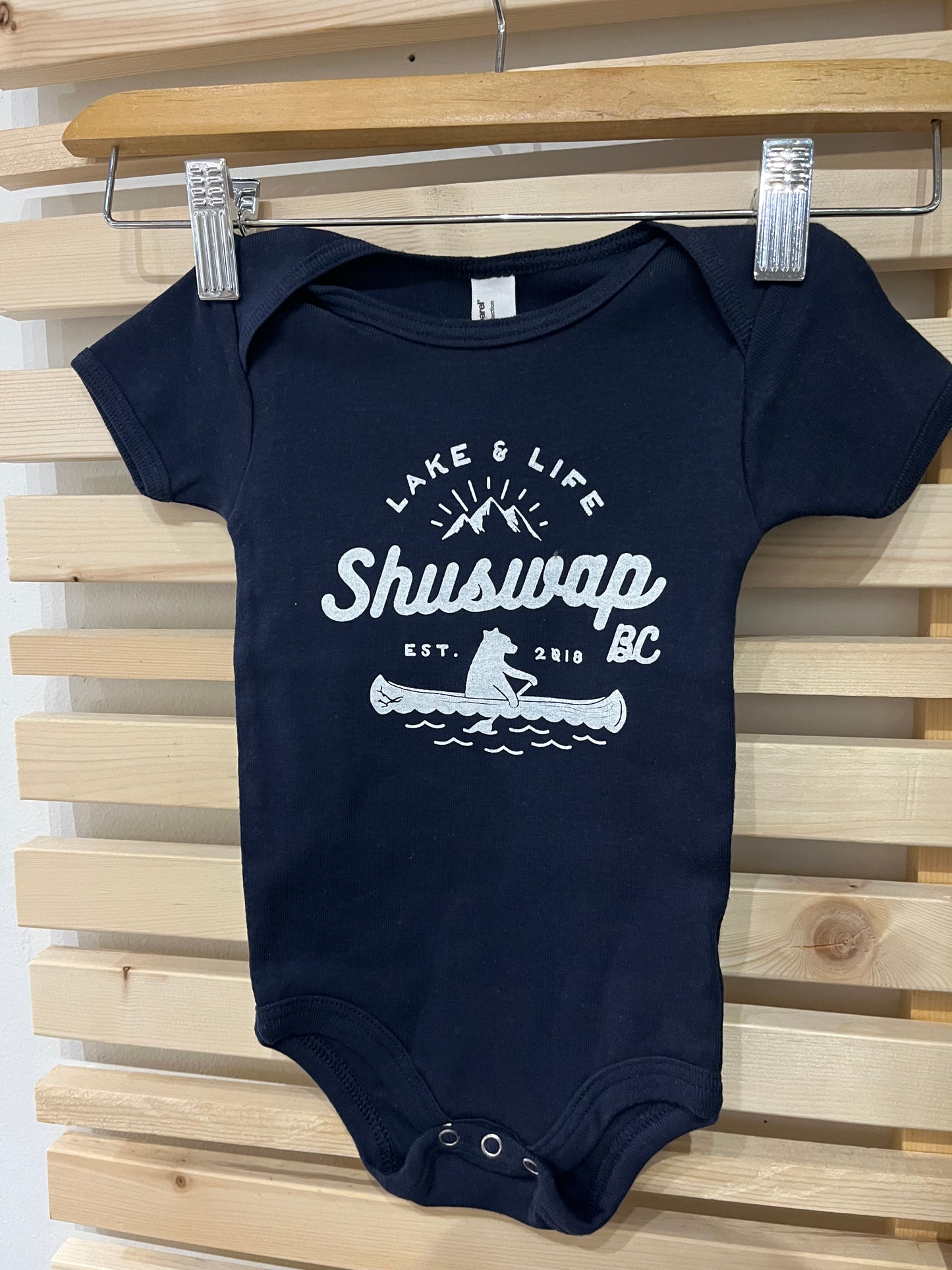 Lake & Life Shuswap Baby Bear Onesie