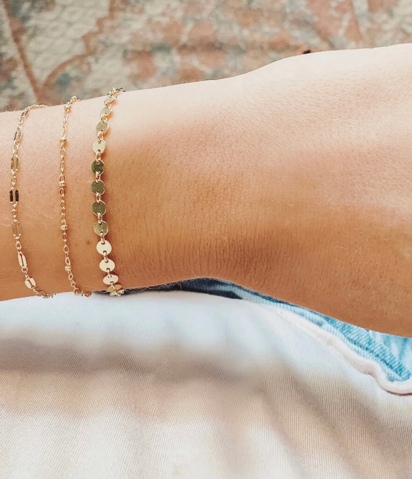 Pebble Bracelet - Gold - Raquel Rosalie