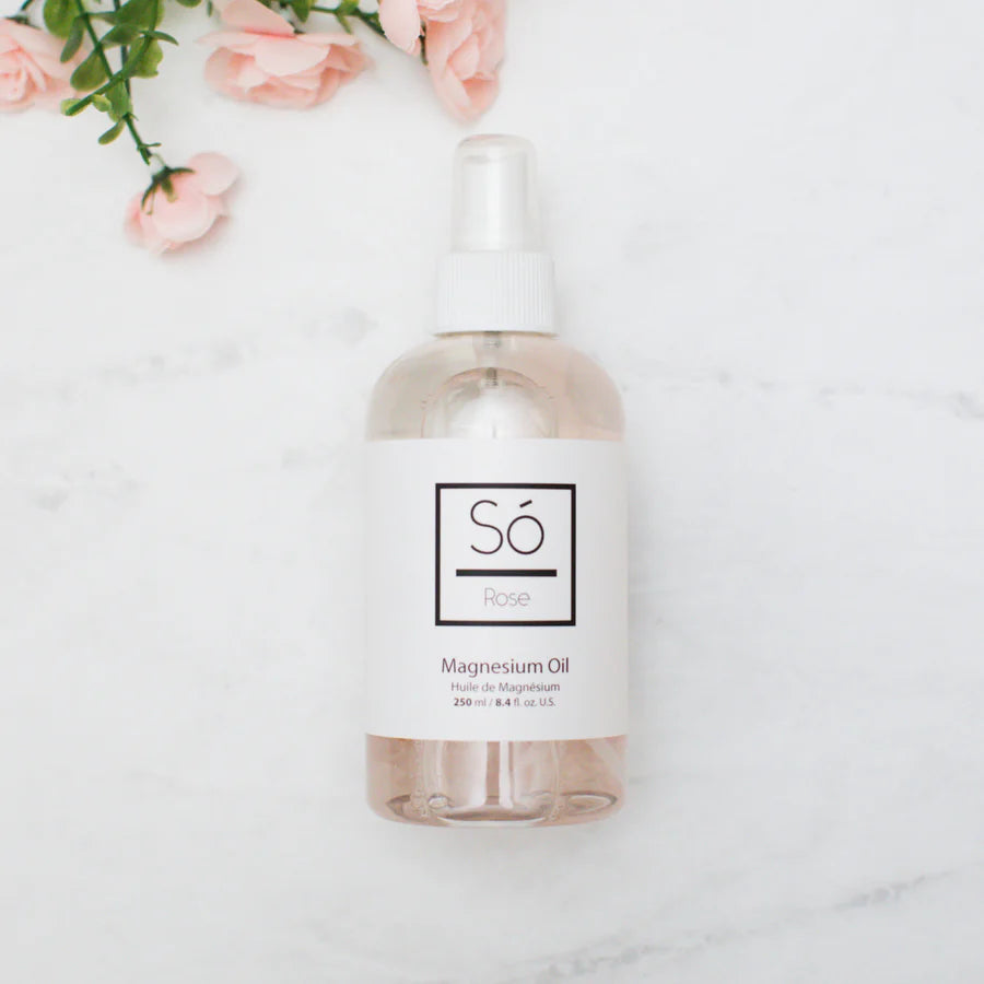 Sò Luxury Magnesium Oil Rose Spray (31% Concentration Magnesium Chloride) 250ml