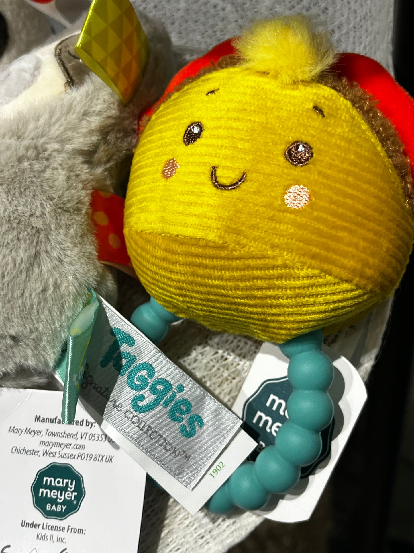Baby Rattles - Taggies 0M+ Assorted Animals EA