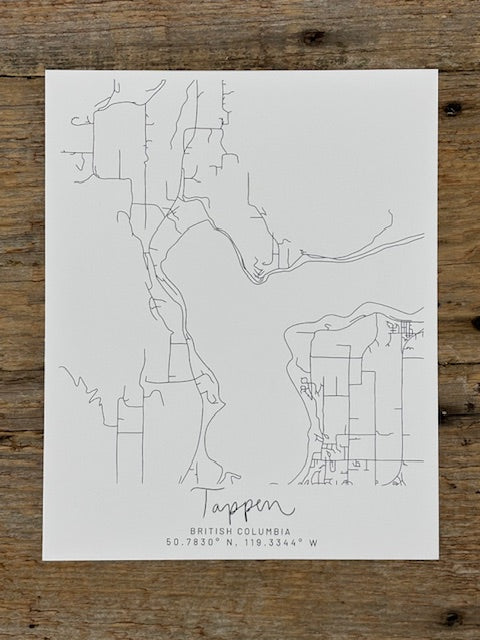 Hand Drawn Maps of the Shuswap