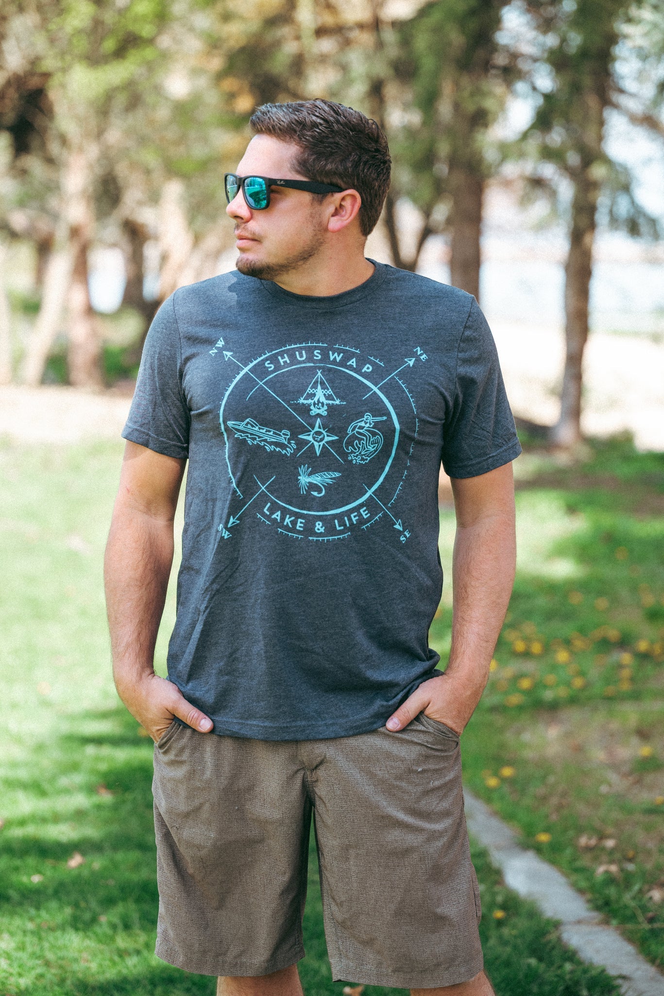 Shuswap Summer Compass Unisex T-Shirt