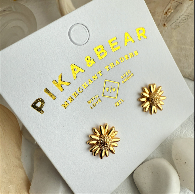 Daisy - Flower Stud Earrings