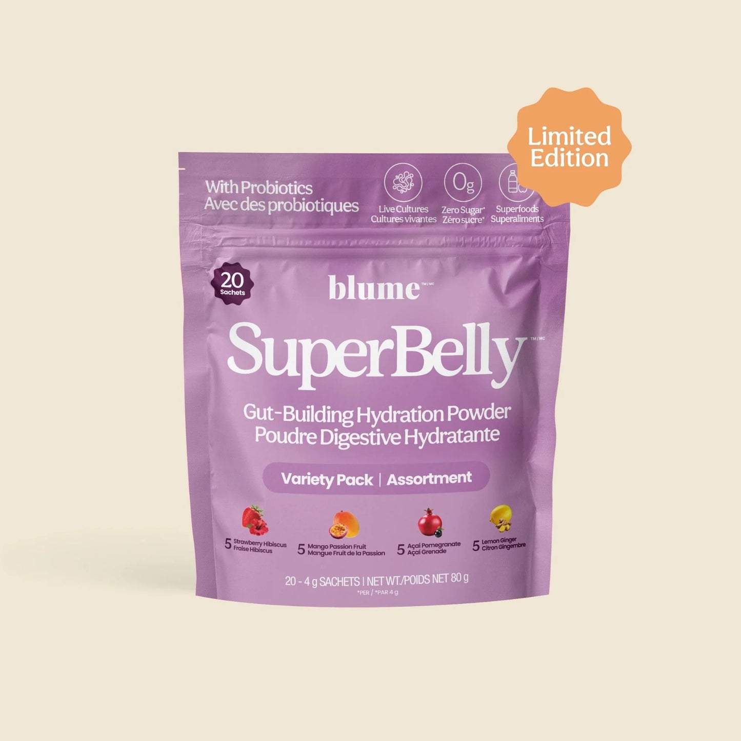 Blume- SuperBelly Hydration Powder Blend 15/pkg