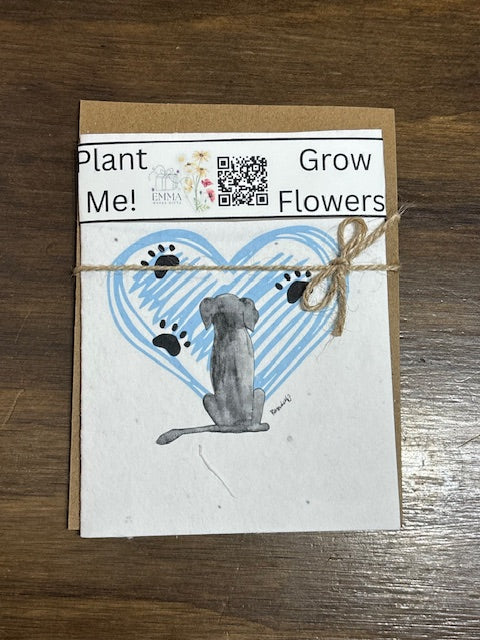 Handpainted Watercolor Cards on Plantable Paper