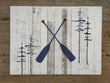 Wooden Sign- Canoe Paddles