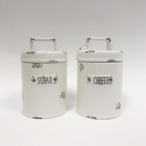 Coffee and Sugar Jar Set