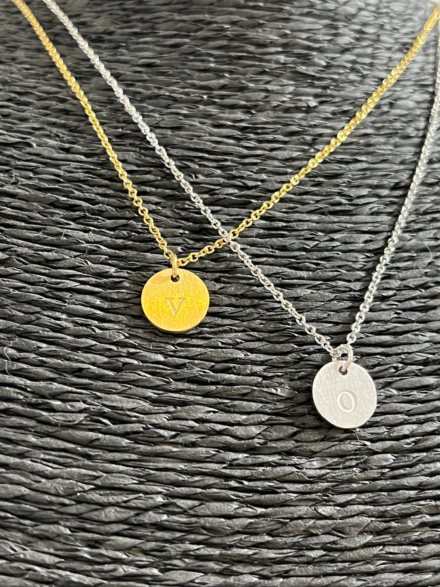 jj+rr - Monogram Necklaces Stainless Steel