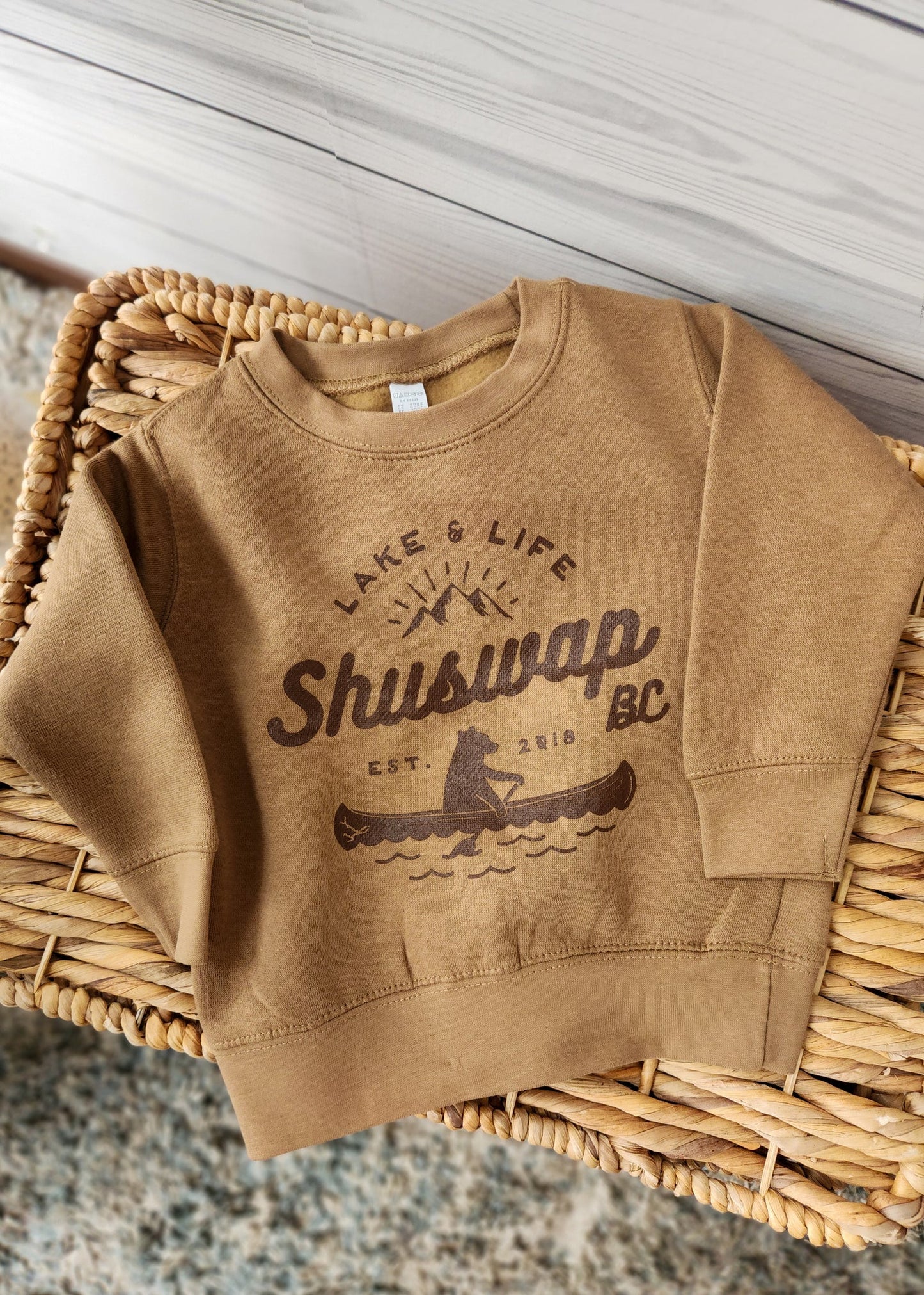 SHU Bear Toddler Crewneck