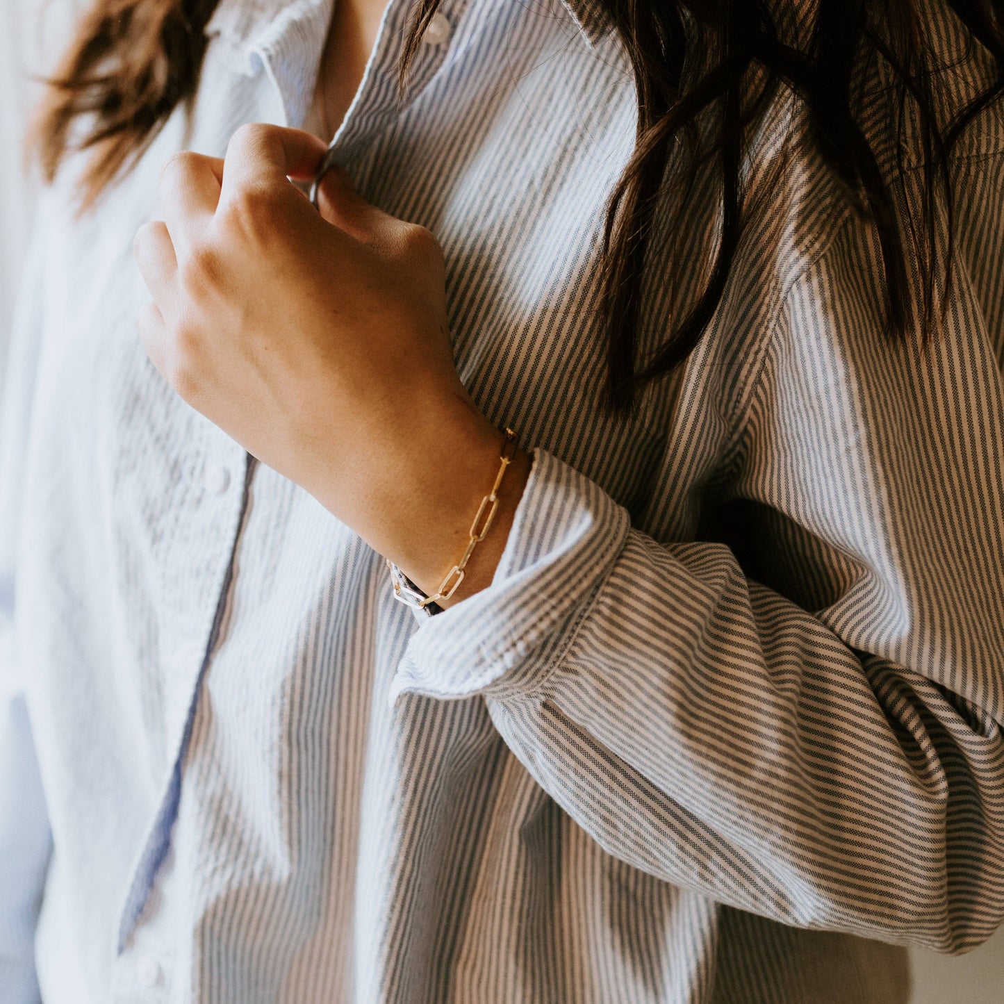 Bold Paperclip Bracelet