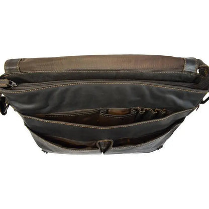 Leather Messenger Bag
