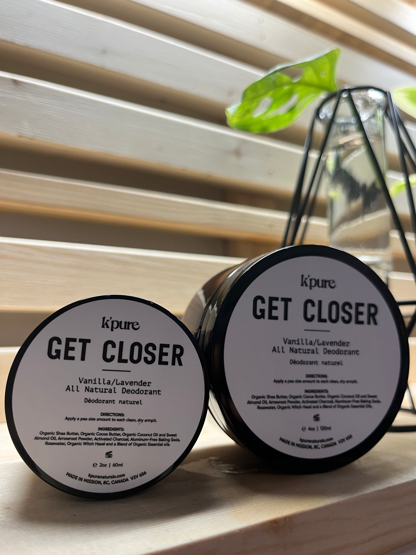 Get Closer - All Natural Deodorant - K'pure