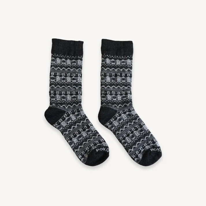 Alpaca Peruvian Socks Print