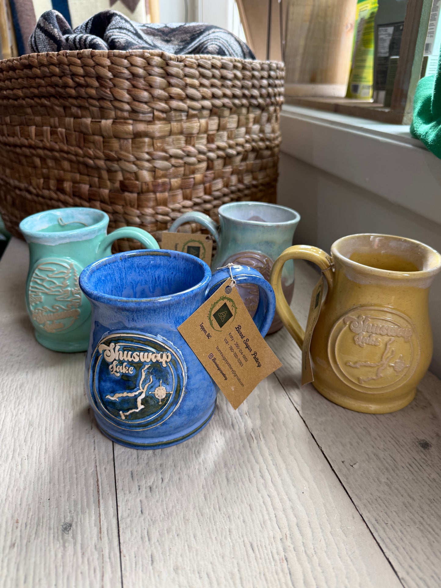 Burnt Sugar Pottery Cups and Mugs