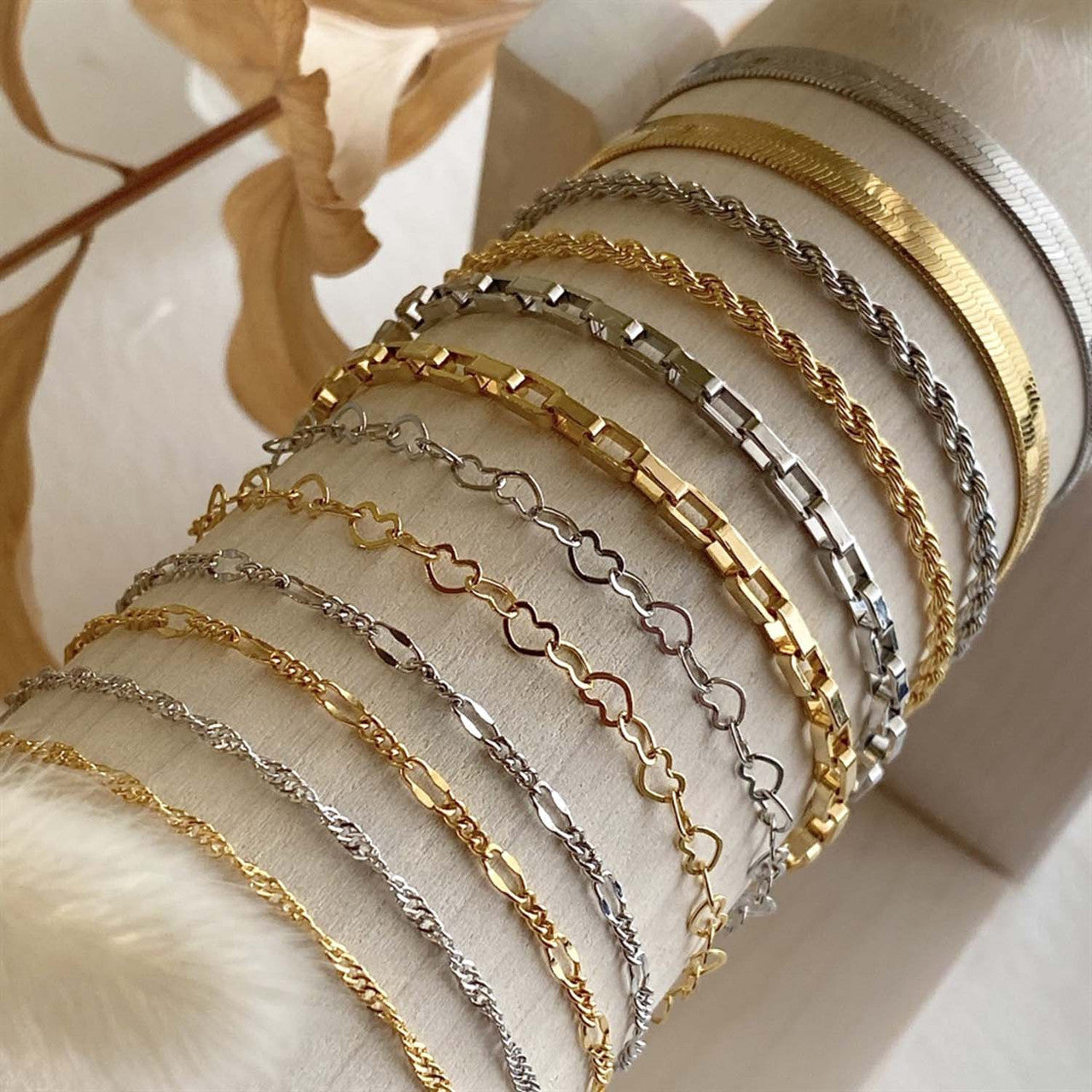 Pika & Bear Silver Bracelets