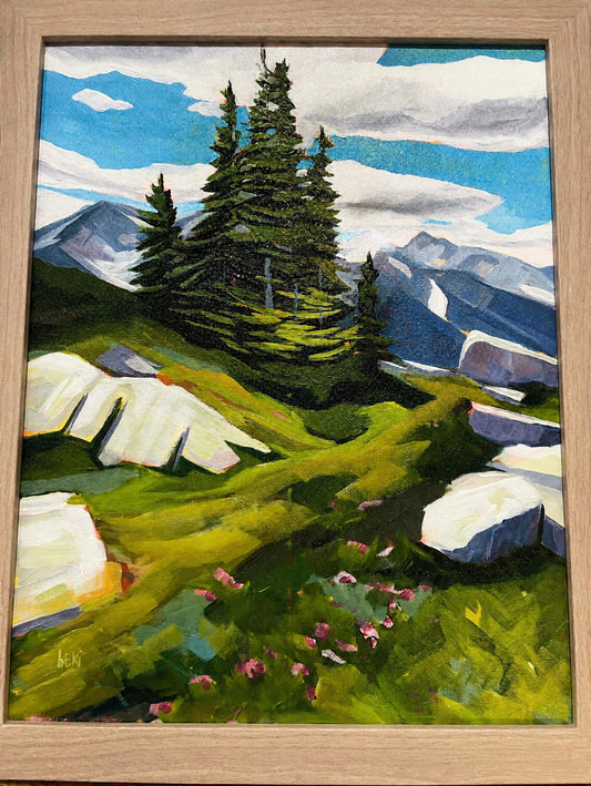 Balu Trees Paintings by Bekis Art