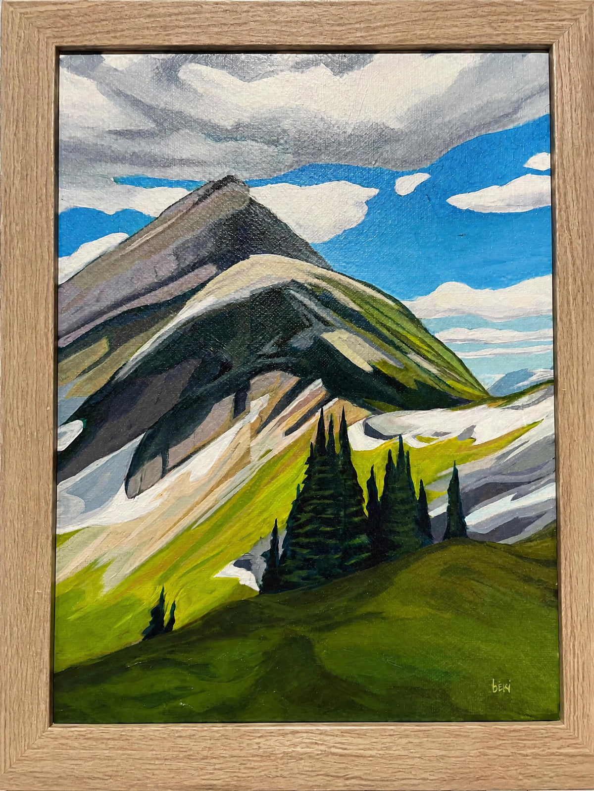 Balu Trees Paintings by Bekis Art