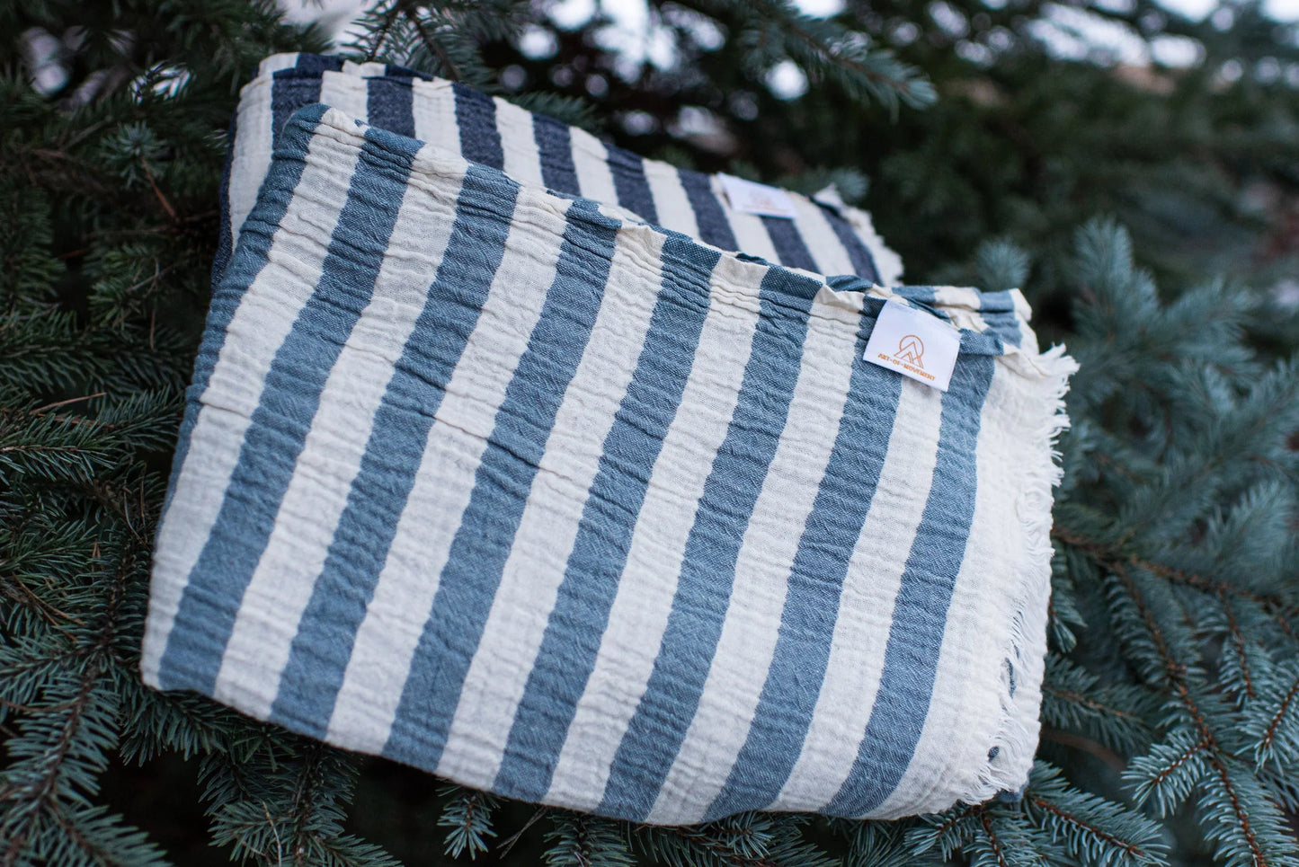 Turkish Towel Striped  “Mae” Art of Movement