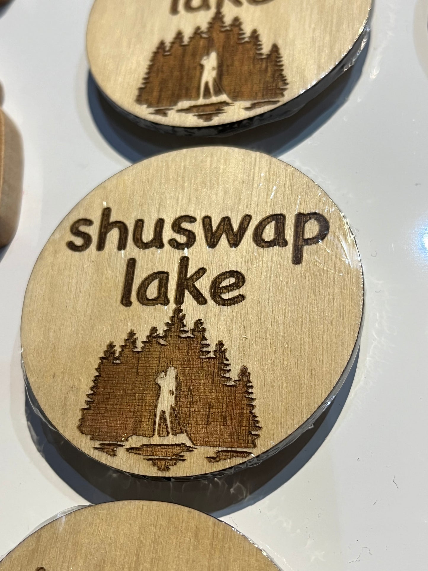 Magnet Wooden Salmon Arm or Shuswap ea