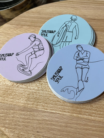 Shuswap Soul Stickers Assorted  ea