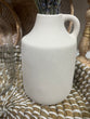 Vase Jug Textured White