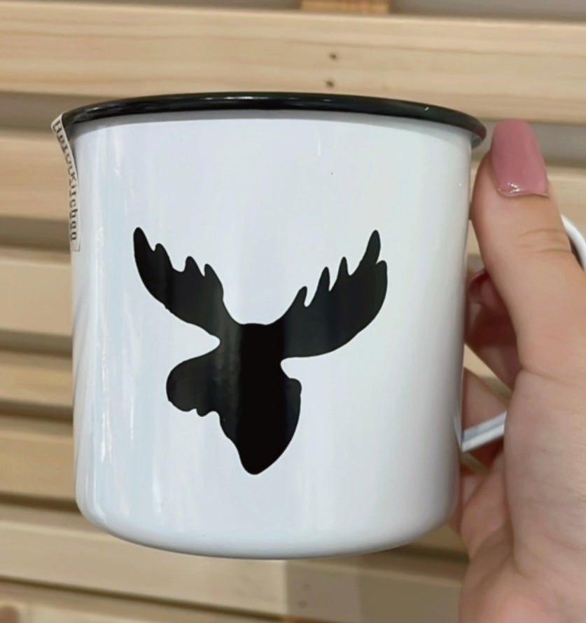 Enamel Camp Mug - Retro Kitchen