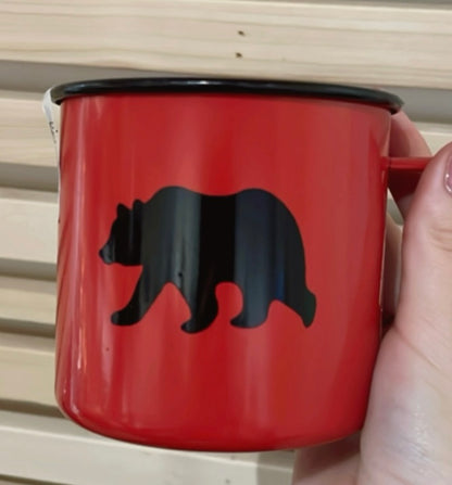 Enamel Camp Mug - Retro Kitchen