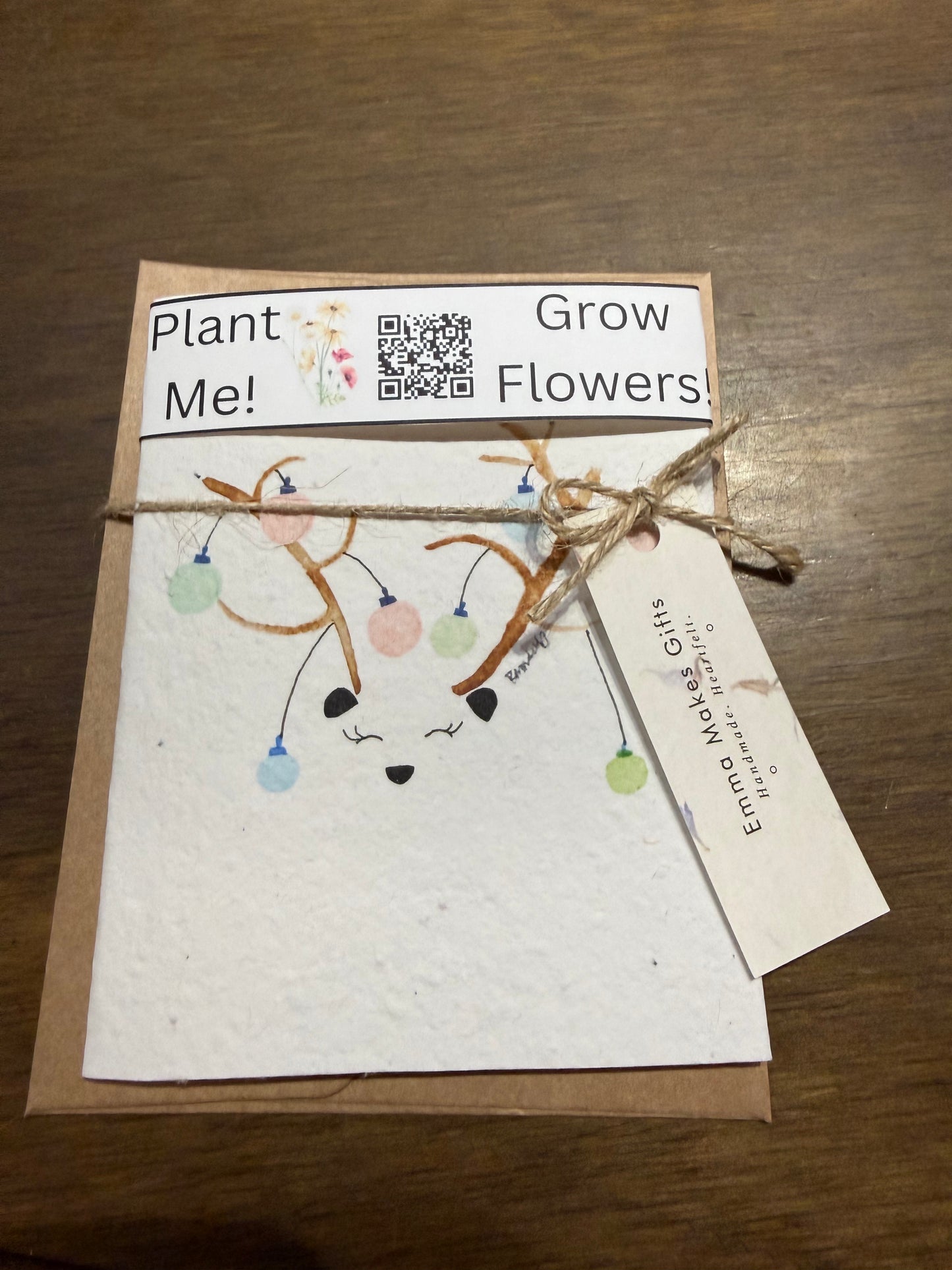 Handpainted Watercolor Cards on Plantable Paper