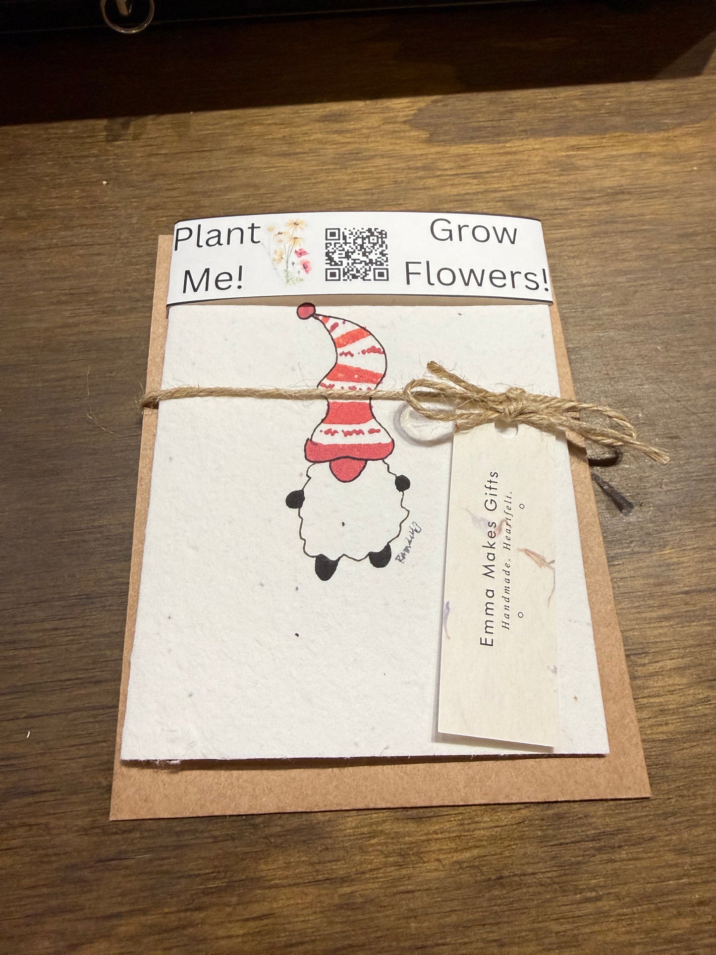 Handpainted Watercolor Cards on Plantable Paper