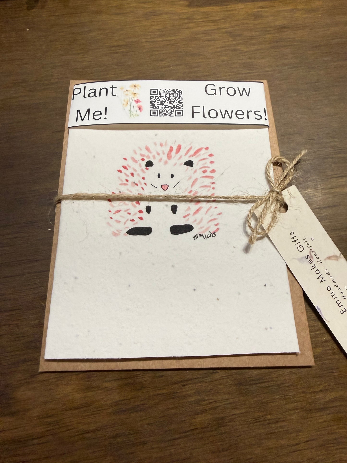 Handpainted Watercolor Cards on Plantable Paper