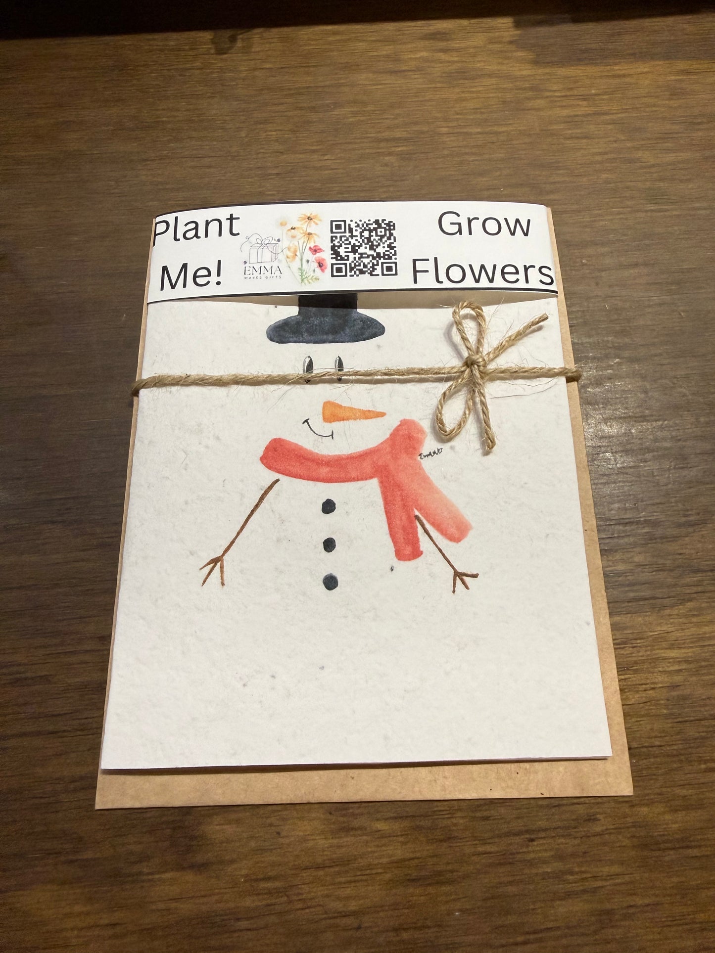 Handpainted Watercolor Cards on Plantable Paper