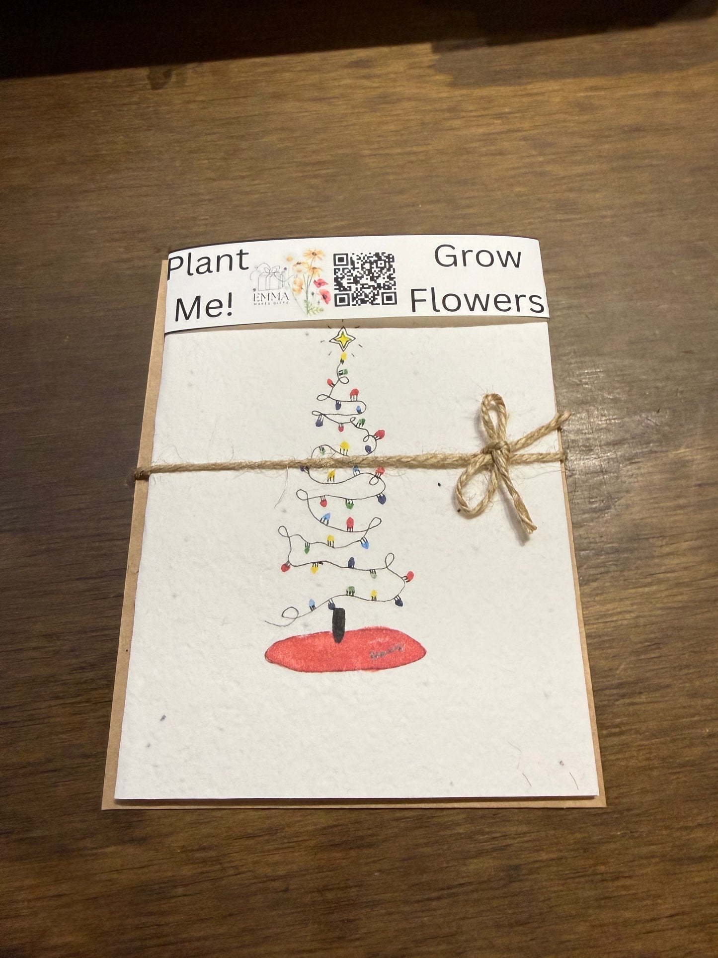 Handpainted Watercolor Cards on Plantable Paper