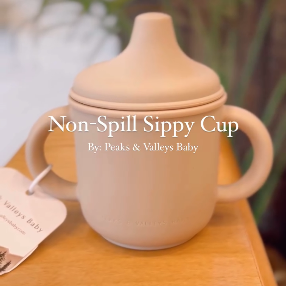 Silicone Sippy Cup Non-Spill  6mo+