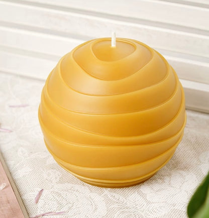 Beeswax Candle Pillar or Round EA   - BC Candles