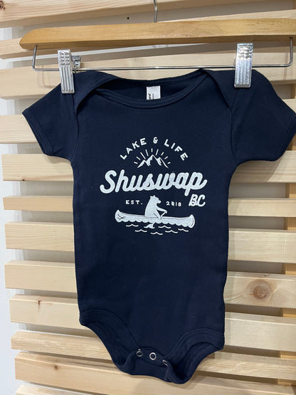 Lake & Life Shuswap Baby Bear Onesie