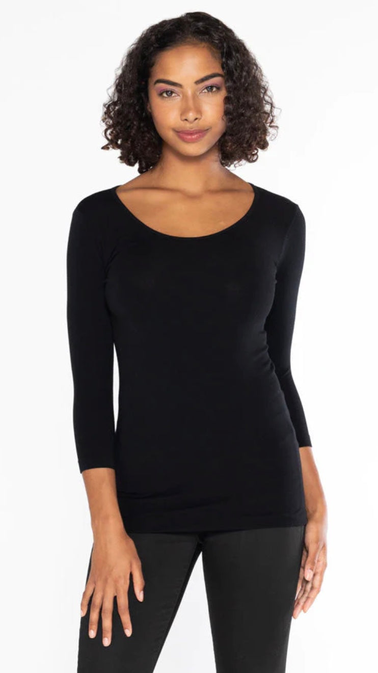 Bamboo 3/4 Sleeve Top