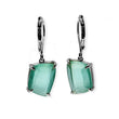 Sable French Back Earrings Crystal Stainless Steel