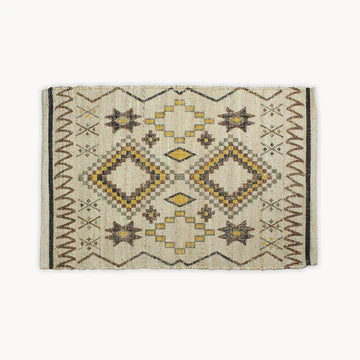 Jute Printed Hand-loomed Rugs- Pokoloko