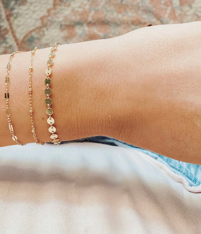 Pebble Bracelet - Gold - Raquel Rosalie
