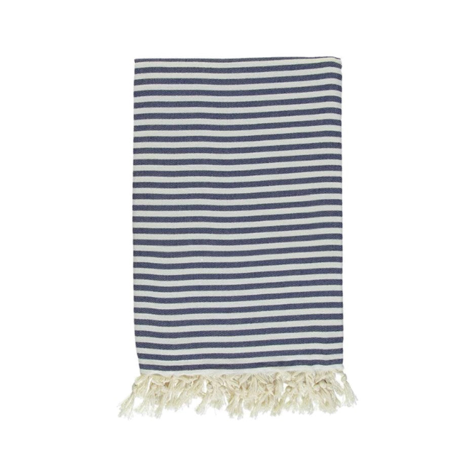 Turkish Cotton Striped Picnic Blanket Large