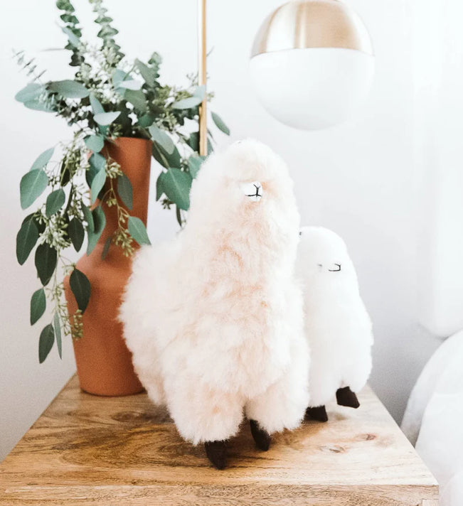 Alpaca Animal Standing made from 100% Alpaca ea
