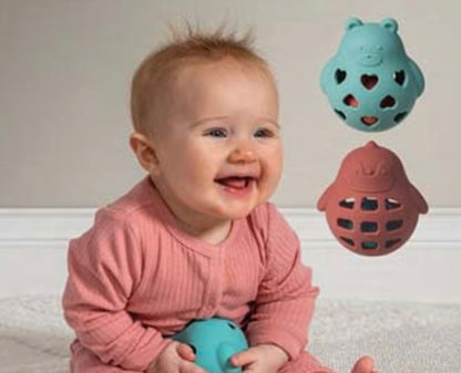 Simply Silicone Animal Rattle Mary Meyers
