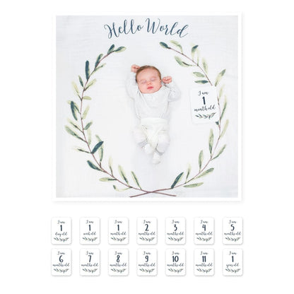 Baby's 1st Year Milestone Blankets Lulujo