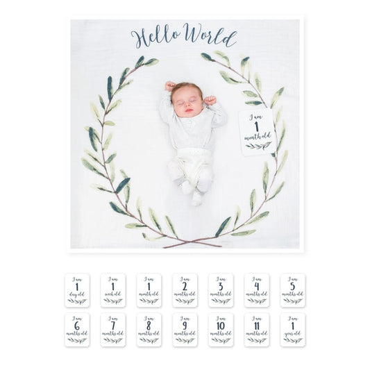 Baby's 1st Year Milestone Blankets Lulujo