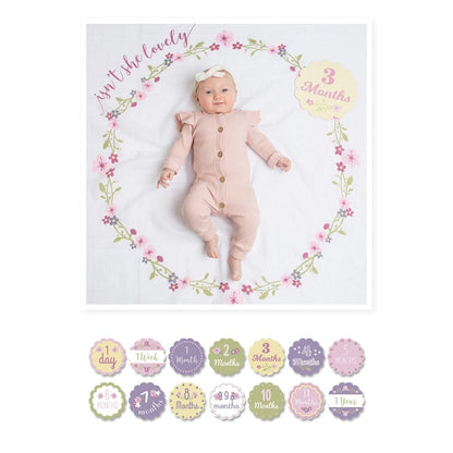 Baby's 1st Year Milestone Blankets Lulujo