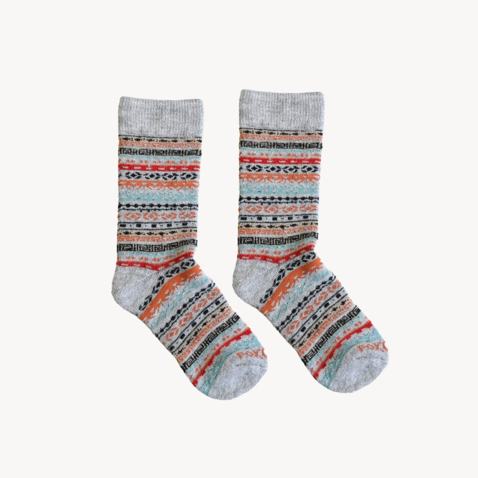 Alpaca Peruvian Socks Print