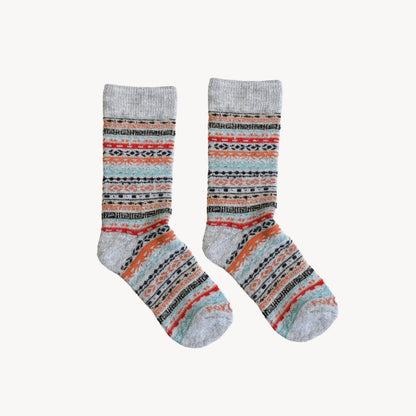 Alpaca Peruvian Socks Print